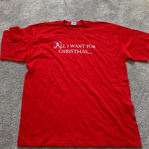 Vintage Christmas Xmas finishline tshirt employee